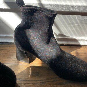 Zara fun sparkly sock boots!